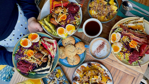 Brunch et marché du dimanche style confort chic 🥐🧺