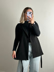 Blazer noir sans manches