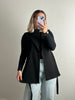 Blazer noir sans manches