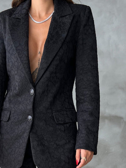 Black Jacquard Set