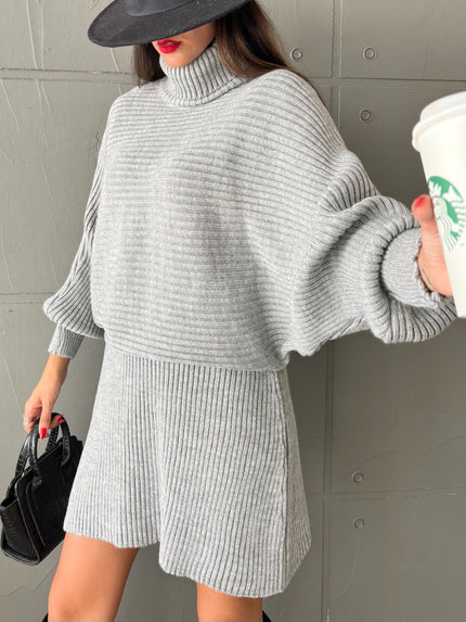 Gray Knit Set