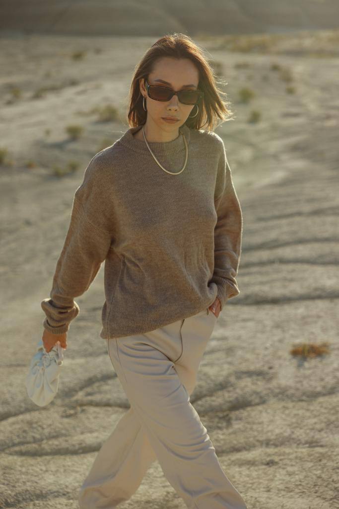 Rehkitz-Strickpullover